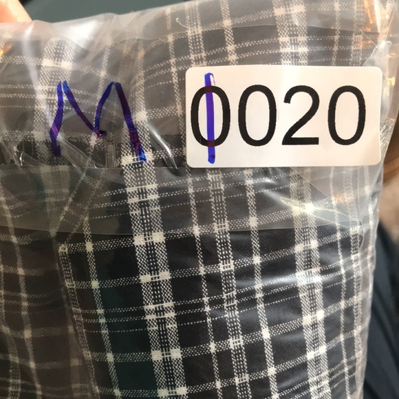 Matchstick Shirt Mens 2XL Black White Plaid Western Button Up Long Sleeve Cotton - Picture 12 of 12